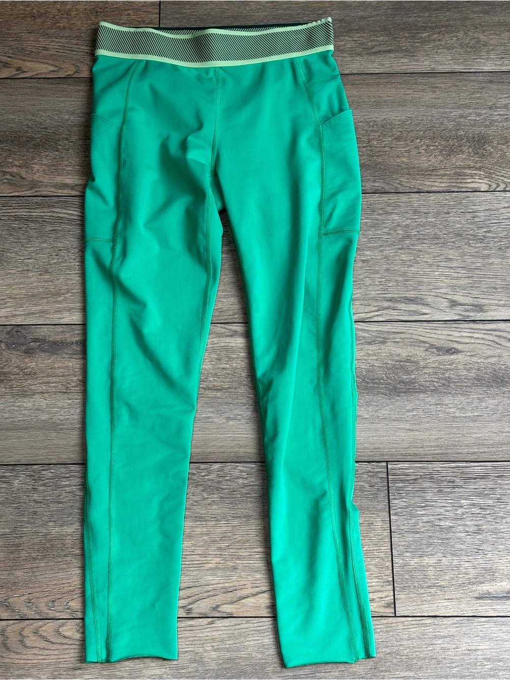 Free People Movement Endurance Leggings Green Pockets Sz Small